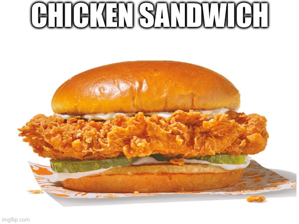 Chicken sandwich | CHICKEN SANDWICH | image tagged in sandwich,popeyes,random tag i decided to put | made w/ Imgflip meme maker