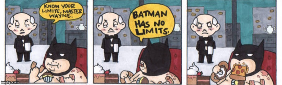 No Limits | image tagged in batman | made w/ Imgflip meme maker