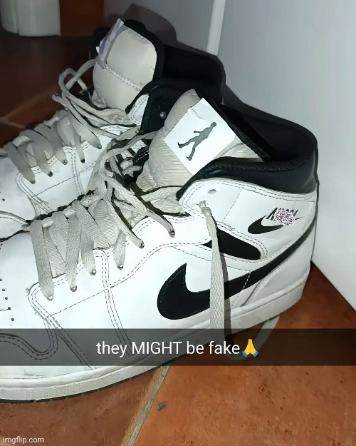 fake Jordans ? | made w/ Imgflip meme maker