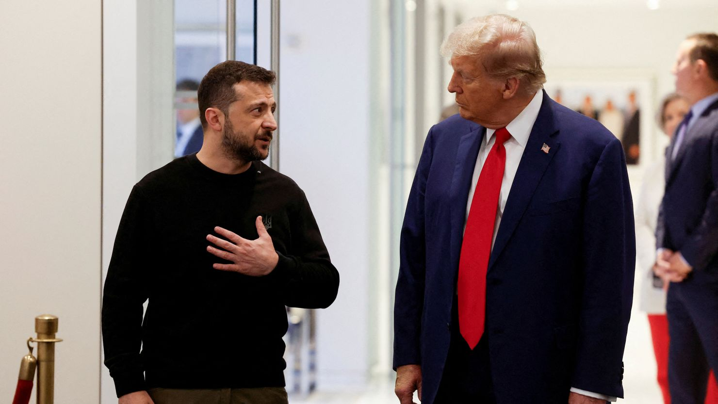 High Quality Trump and Zelensky Blank Meme Template