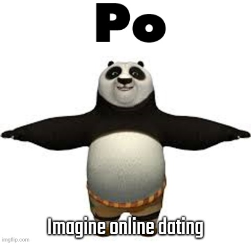 Po | Imagine online dating | image tagged in po | made w/ Imgflip meme maker