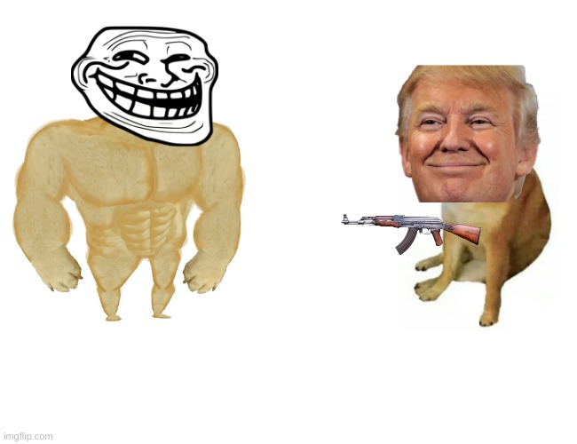 Buff Doge vs. Cheems | image tagged in memes,buff doge vs cheems | made w/ Imgflip meme maker