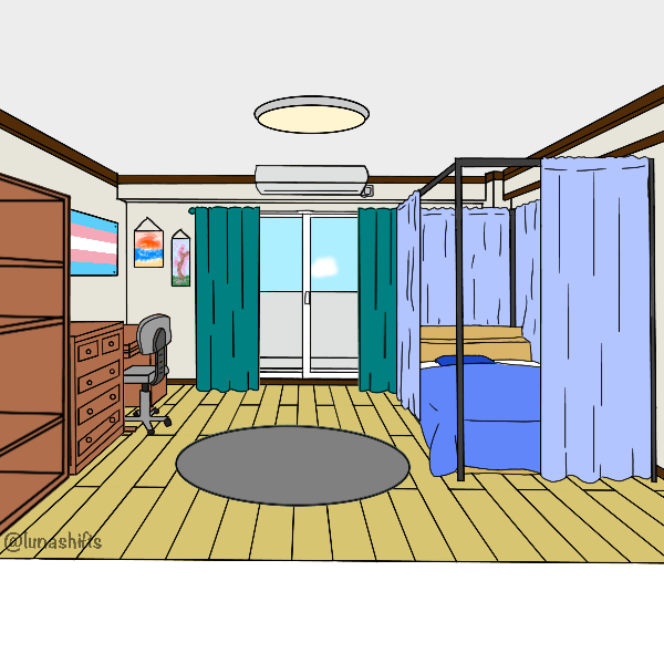 Picrew Club: Waffle's Room Blank Meme Template