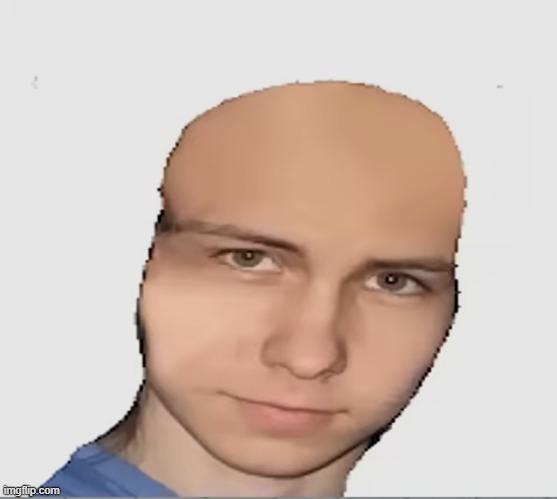 maybe i should make a announcement template man | image tagged in bald danno | made w/ Imgflip meme maker