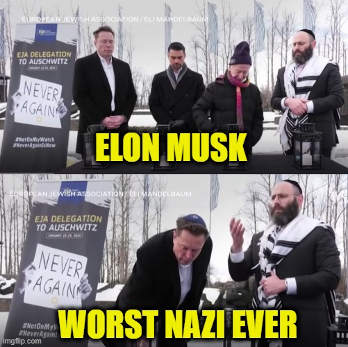 More Leftist Logic | ELON MUSK; WORST NAZI EVER | image tagged in elon musk | made w/ Imgflip meme maker