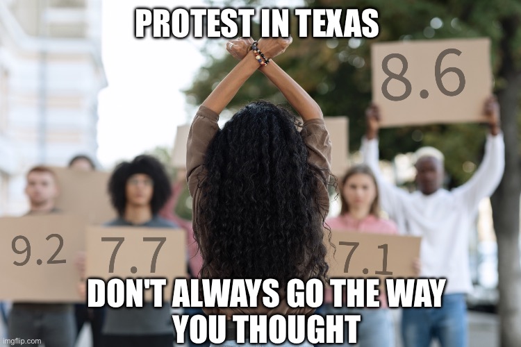 Boobies | PROTEST IN TEXAS; DON'T ALWAYS GO THE WAY
YOU THOUGHT | image tagged in boobs,funny memes,memes,funny | made w/ Imgflip meme maker