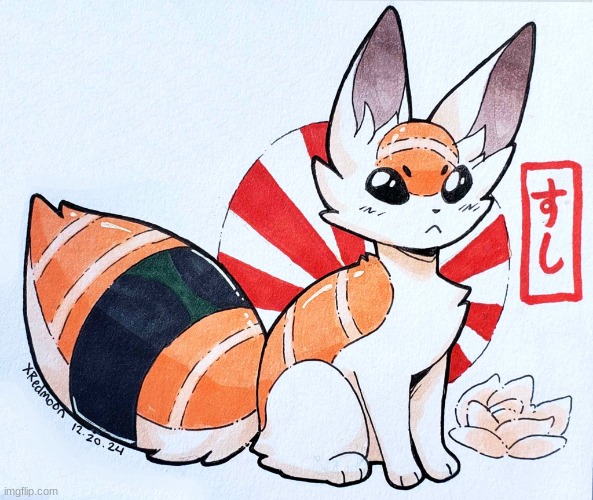 sushi fox | made w/ Imgflip meme maker