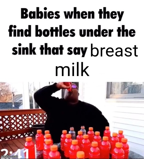 breast; milk | made w/ Imgflip meme maker