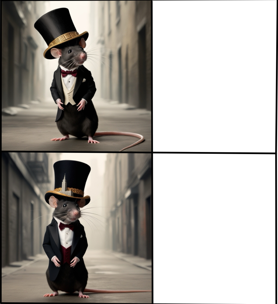 Sir Rat No/Yes Blank Meme Template