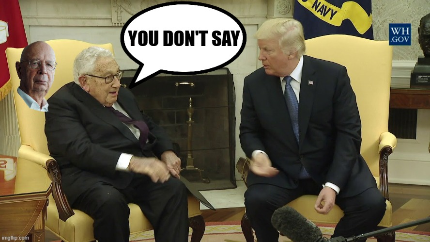 KISSINGER TRUMP | YOU DON'T SAY | image tagged in kissinger trump | made w/ Imgflip meme maker