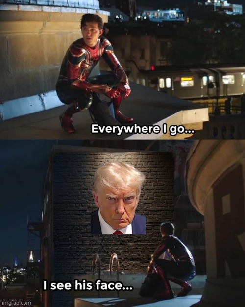 Everywhere I go I see his face | image tagged in everywhere i go i see his face | made w/ Imgflip meme maker