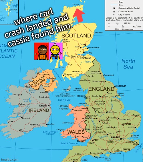 UK | where carl crash landed and cassie found him | image tagged in uk | made w/ Imgflip meme maker