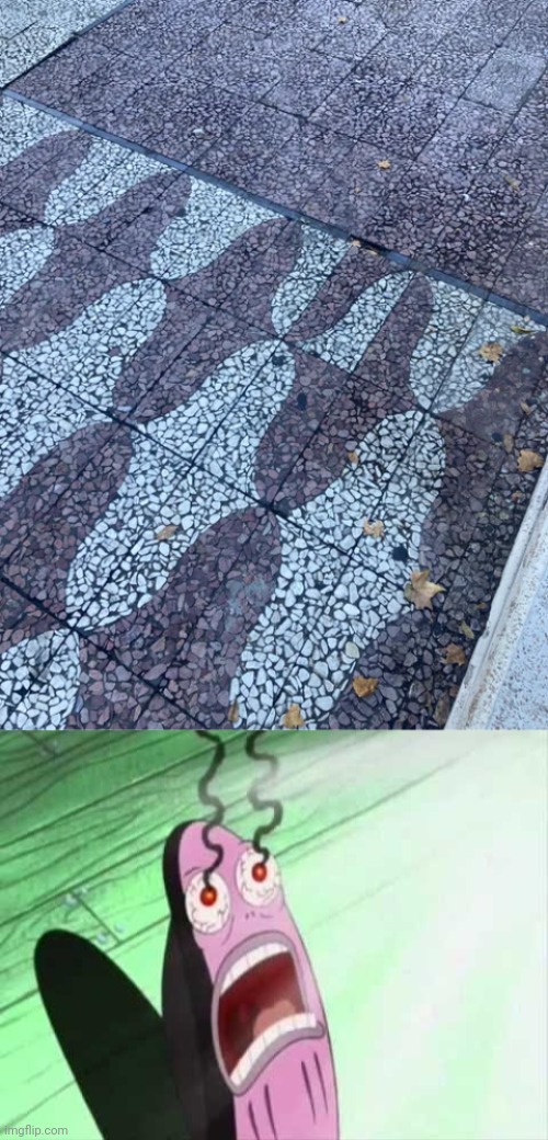 Tiles | image tagged in my eyes,you had one job,memes,tiles,tile,outside | made w/ Imgflip meme maker