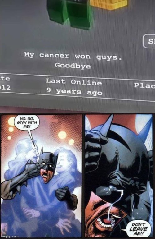 image tagged in batman don't leave me | made w/ Imgflip meme maker