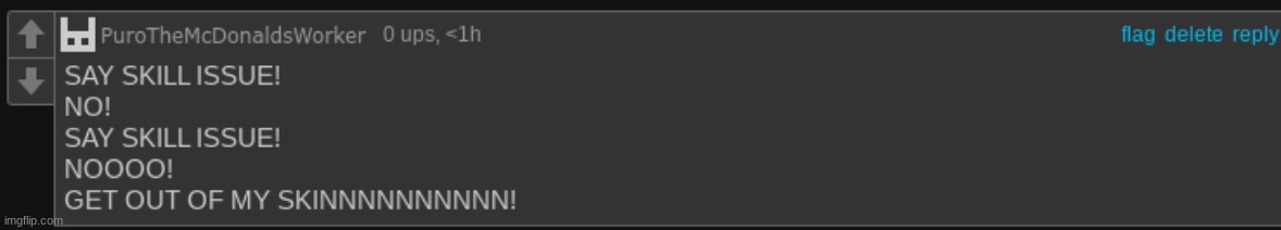 skill issue | image tagged in skill issue | made w/ Imgflip meme maker