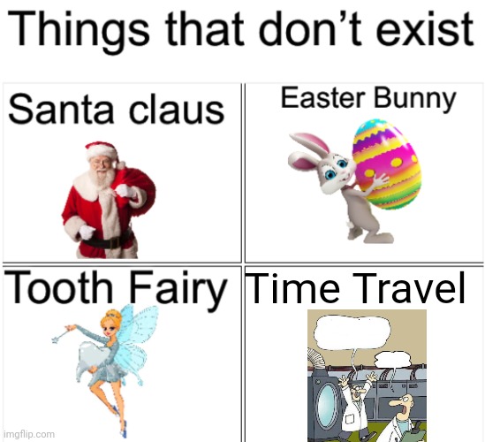 TESTING | Time Travel | image tagged in things that don t exist,memes,santa might exist he might not,random tag i decided to put,unnecessary tags,tag | made w/ Imgflip meme maker