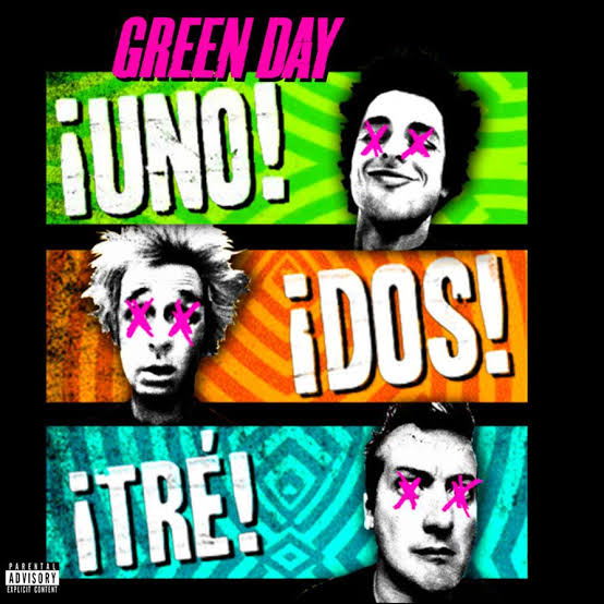Green Day Trilogy Blank Meme Template