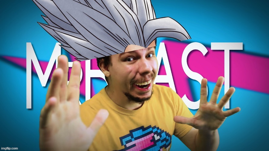 Mr. Beast Gohan | image tagged in mr beast gohan | made w/ Imgflip meme maker