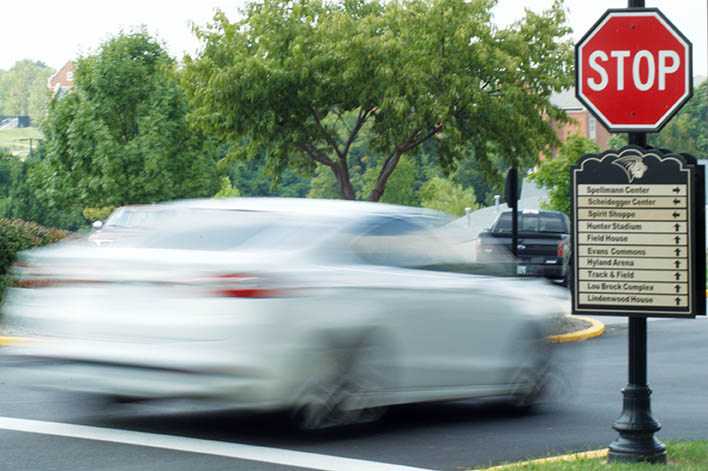 Car stop sign Blank Meme Template