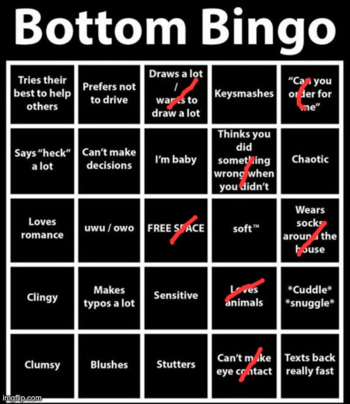 The pain never stops (18) | image tagged in bottom bingo | made w/ Imgflip meme maker