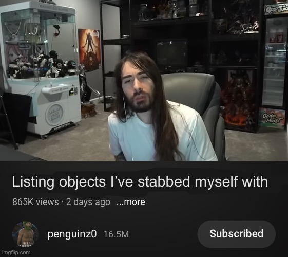 Some particular user rn | Listing objects I’ve stabbed myself with | made w/ Imgflip meme maker