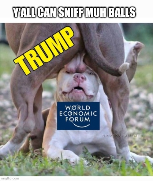 MAGA 2025 | Y'ALL CAN SNIFF MUH BALLS | image tagged in maga,rules,globalism,libtard,dumbasses | made w/ Imgflip meme maker