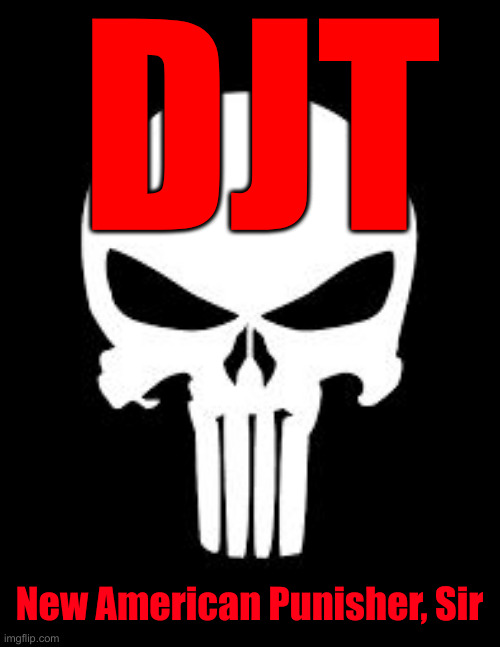 Punisher | DJT New American Punisher, Sir | image tagged in punisher | made w/ Imgflip meme maker