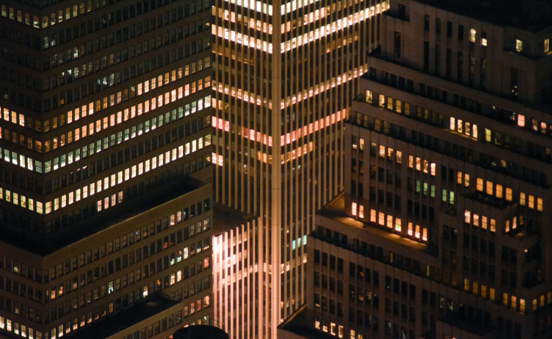 City Lights. Blank Meme Template
