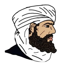 Muslim Chad right Blank Meme Template