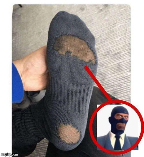 Spy foot | image tagged in spy,msmg,memes | made w/ Imgflip meme maker