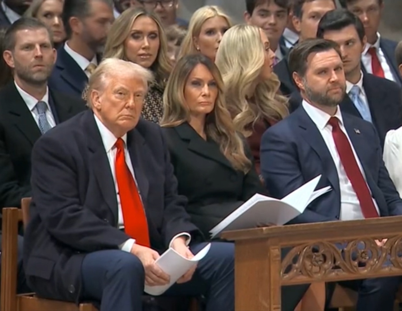 Trump Vance Prayer Service Blank Meme Template