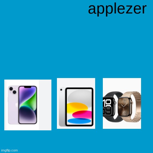 applezer | applezer | image tagged in blank weezer blue album edit | made w/ Imgflip meme maker