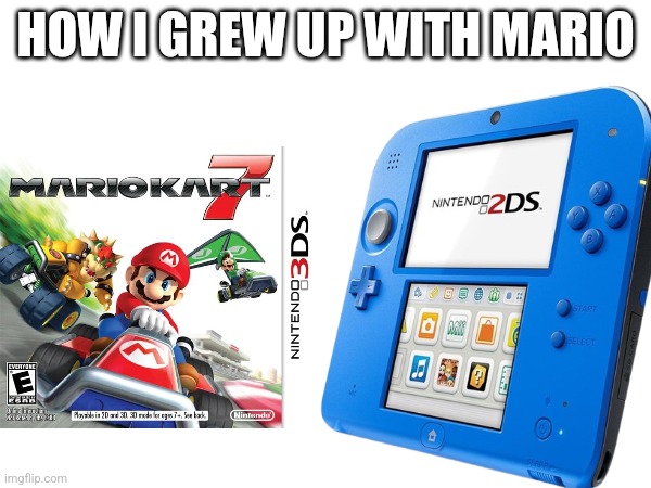 I'm telling the truth this is how i grew up with Mario | HOW I GREW UP WITH MARIO | image tagged in mario | made w/ Imgflip meme maker