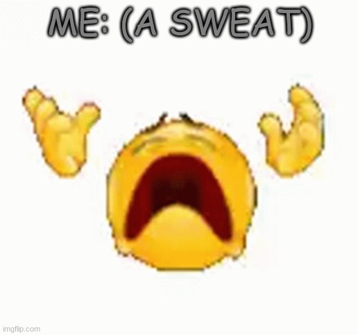 ME: (A SWEAT) | made w/ Imgflip meme maker