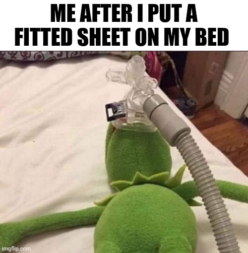 Me After I Put A Fitted Sheet On My Bed | ME AFTER I PUT A FITTED SHEET ON MY BED | image tagged in chris joines | made w/ Imgflip meme maker