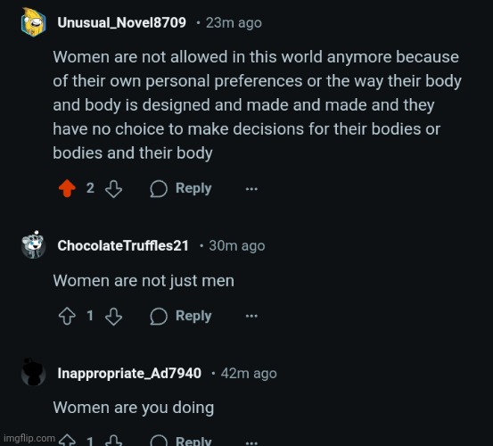 stupid reddit comments out of context | made w/ Imgflip meme maker