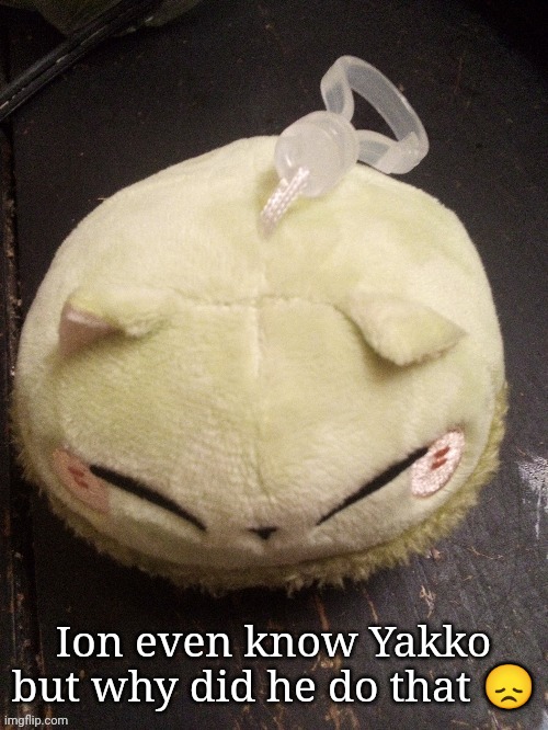 MonMon | Ion even know Yakko but why did he do that 😞 | image tagged in monmon | made w/ Imgflip meme maker