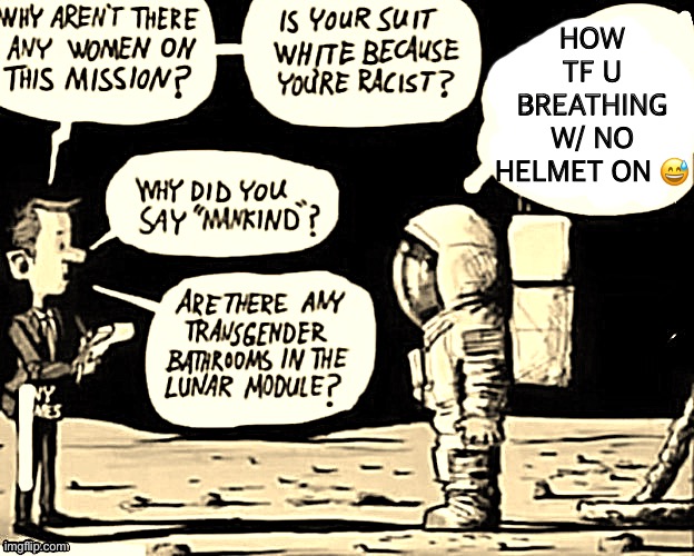 why they ain’t add that detail | HOW TF U BREATHING W/ NO HELMET ON 😅 | made w/ Imgflip meme maker