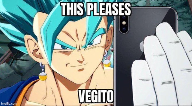This pleases Vegito | image tagged in this pleases vegito | made w/ Imgflip meme maker