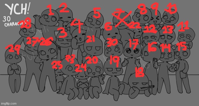 alright who wants to be who? I'm 7. drop ur oc/whatever u look like in the comms and tell me the number u want | made w/ Imgflip meme maker