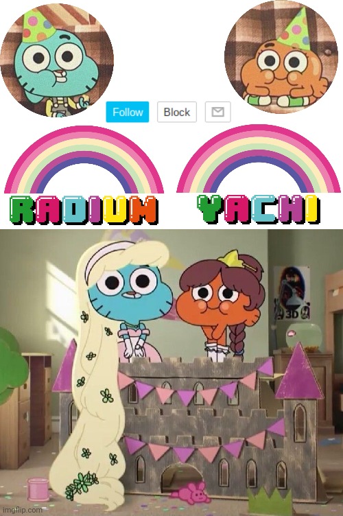 Radium and Yachis temp Blank Meme Template