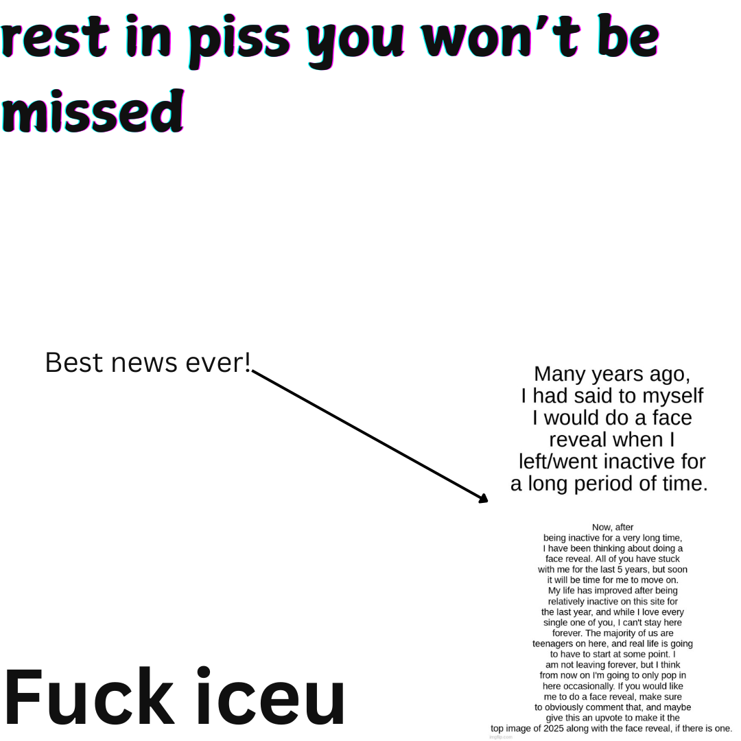 Iceu is super stupid Blank Meme Template