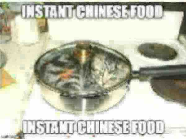 Instant Chinese food Blank Meme Template