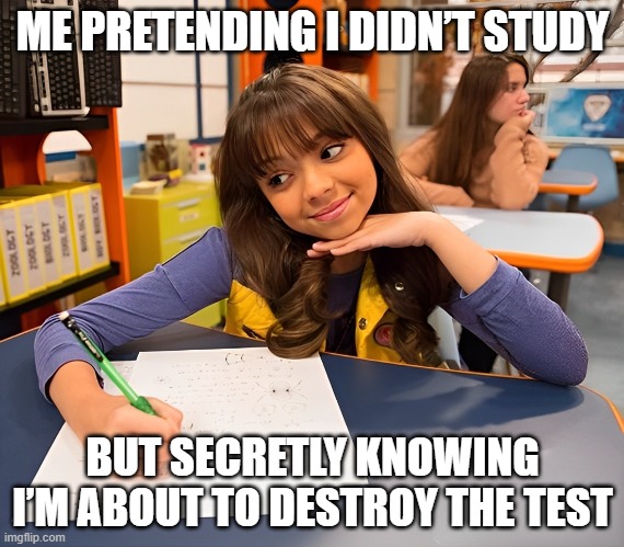 test | ME PRETENDING I DIDN’T STUDY; BUT SECRETLY KNOWING I’M ABOUT TO DESTROY THE TEST | image tagged in memes | made w/ Imgflip meme maker