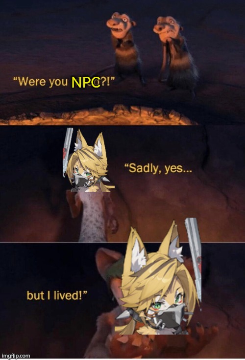 To all Zenless zone zero fans, who wants Pulchra be playable; Good news, she will be playable in 1.6. | NPC | image tagged in sadly yes but i lived,zenless zone zero,npc,memes | made w/ Imgflip meme maker