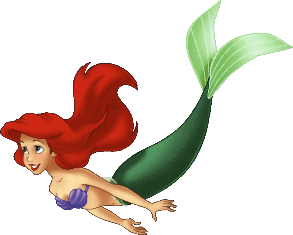 ariel swimming Blank Meme Template