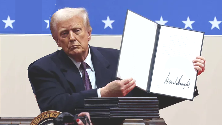 Trump E O Blank Meme Template