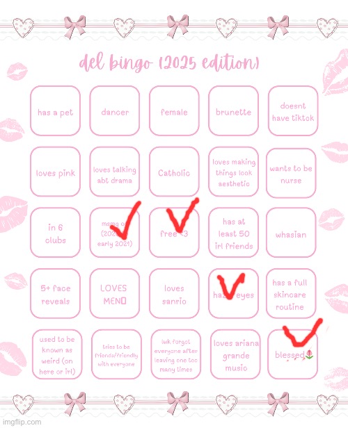 del bingo 2025 | image tagged in del bingo 2025 | made w/ Imgflip meme maker