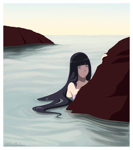 mermaid hinata Blank Meme Template
