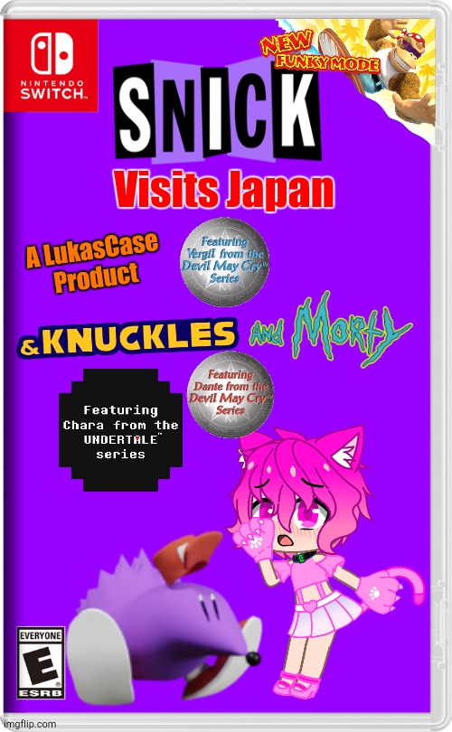 Visiting Japan with Buddies is the Way | Visits Japan; A LukasCase Product | image tagged in nintendo switch | made w/ Imgflip meme maker